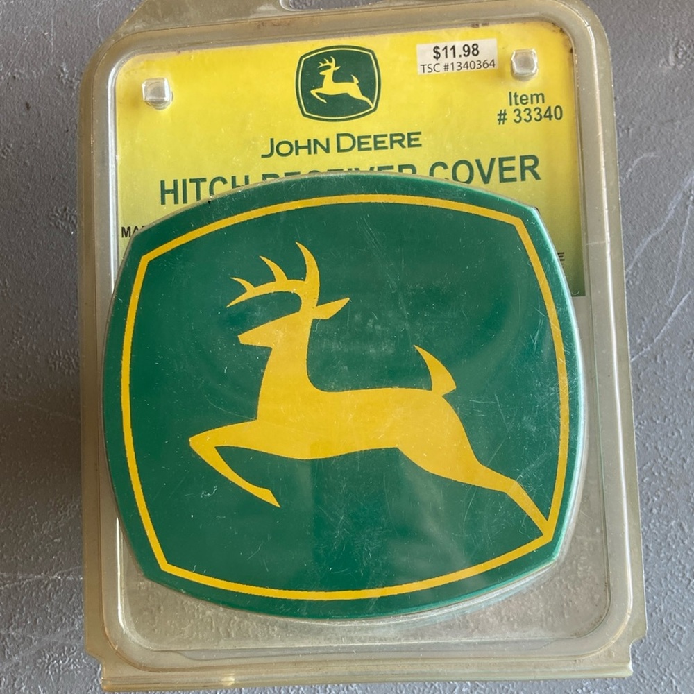 Vintage NIB John Deere Hitch Receiver Cover
